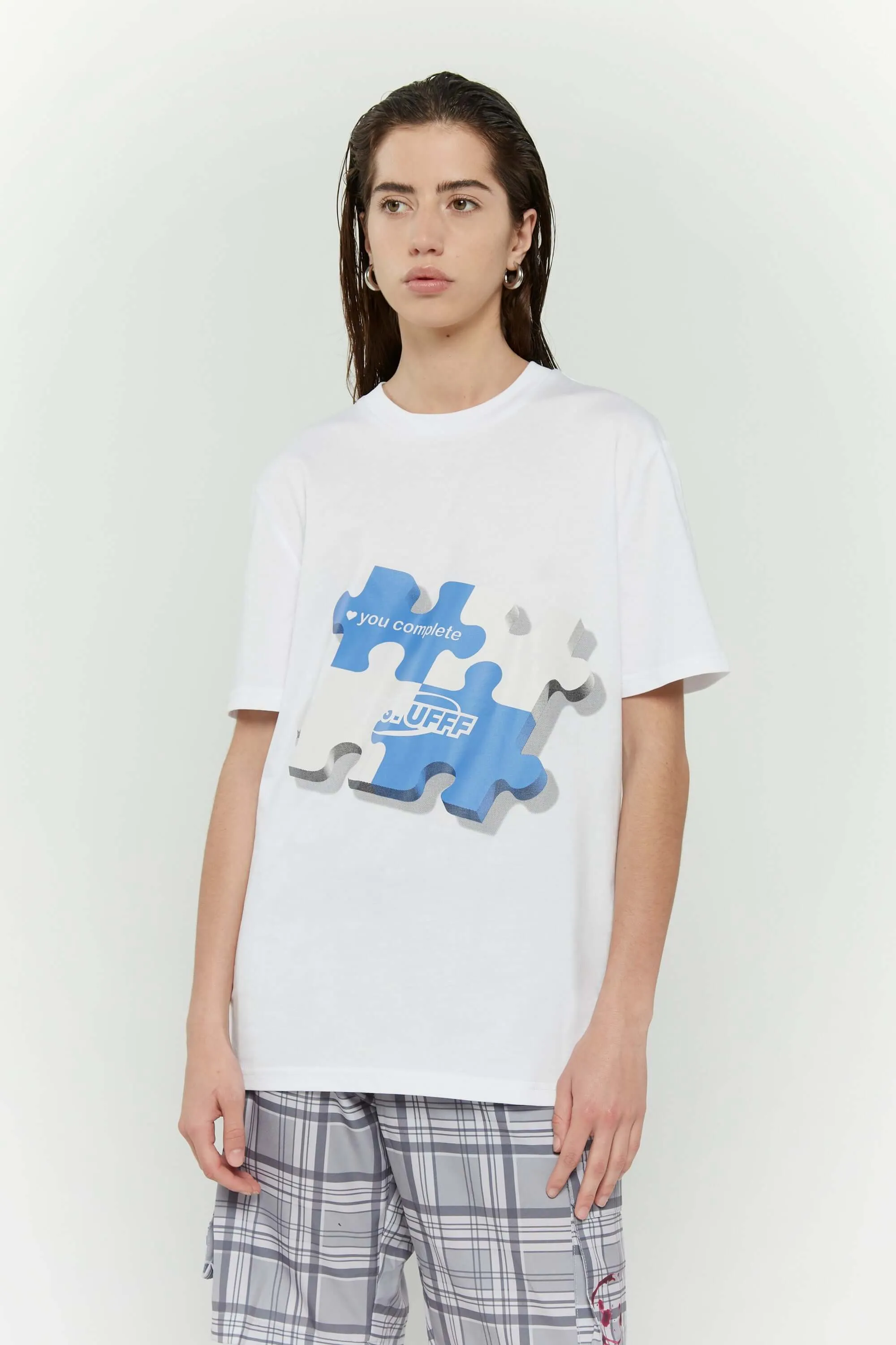 UV Reactive Puzzle Tee Clean Cut