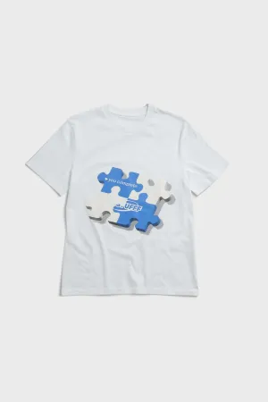 Breathable Performance Fit UV Reactive Puzzle Tee