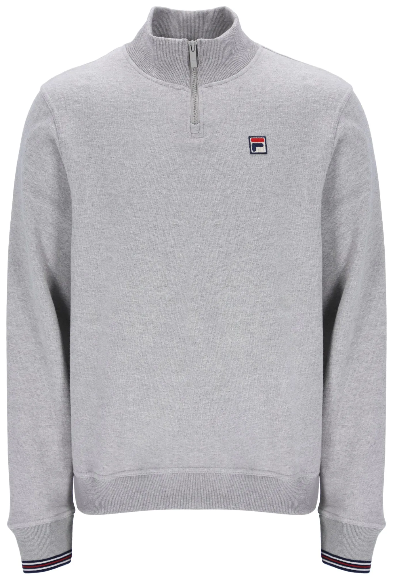 Ramy F Box 1/4 Zip With Yarn Dye Cuff product graduation elegance Classic Comfort