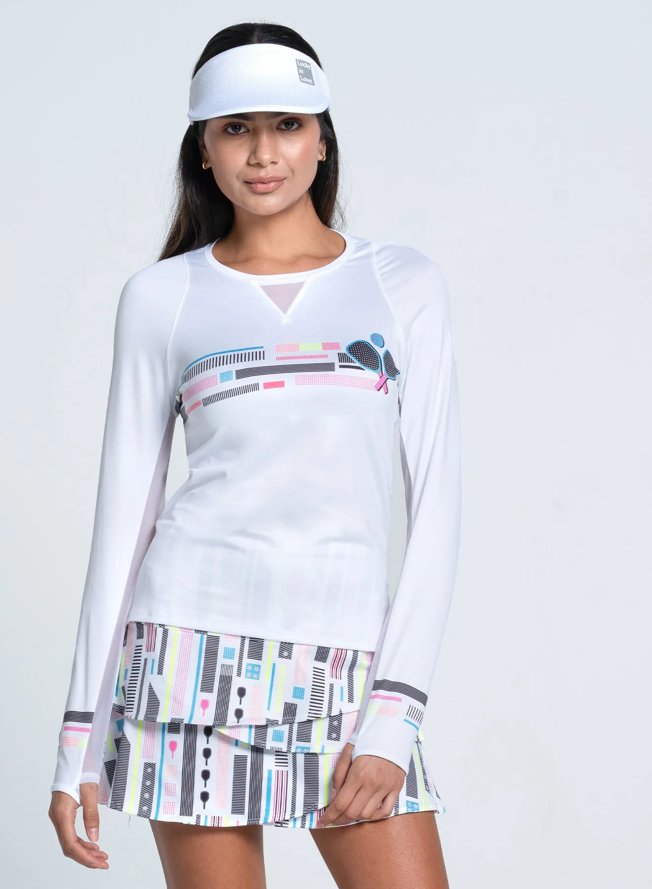 Serve On Long Sleeve Ruffled edges