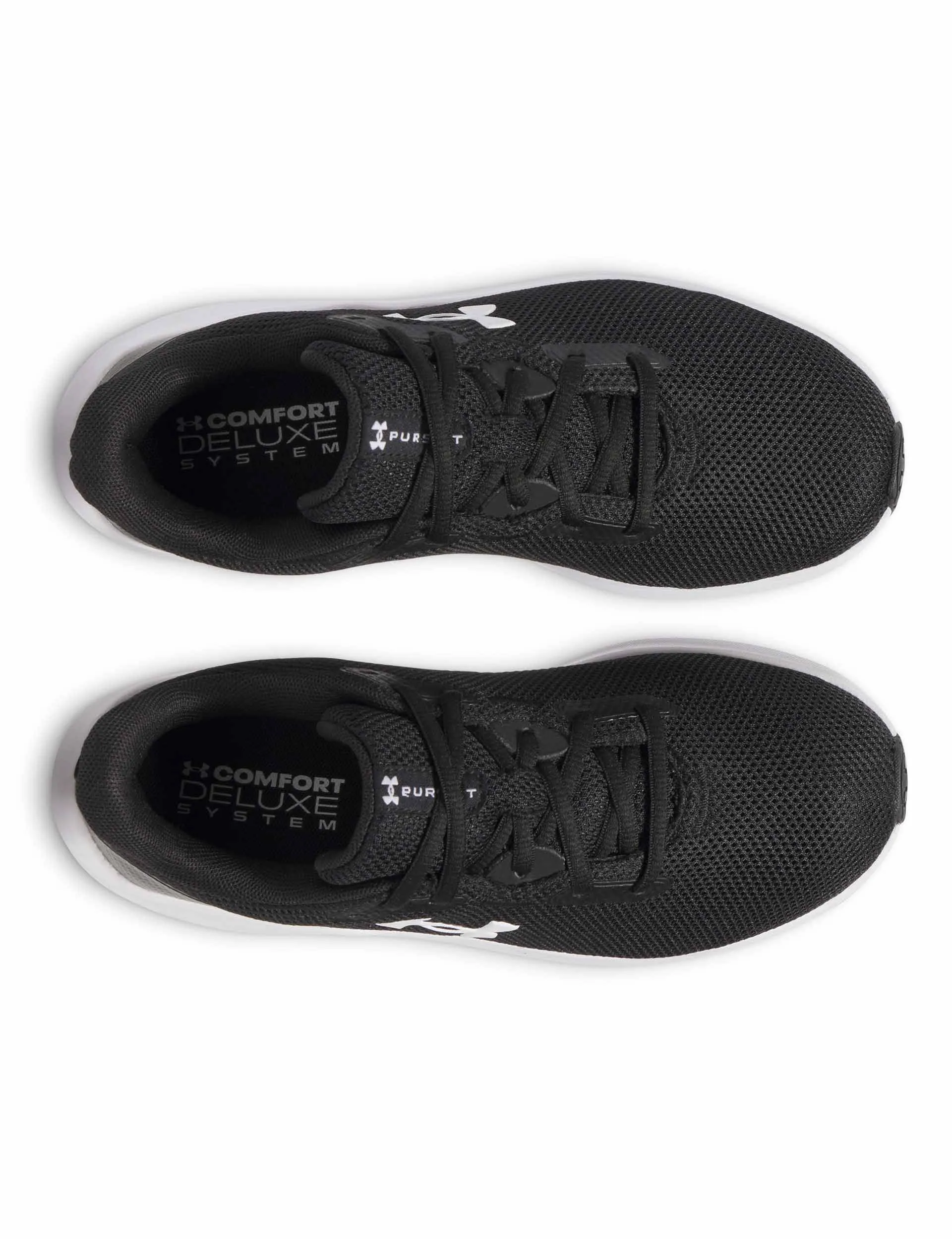 Pursuit 4 Running Shoes - Black/White Enhanced Durability