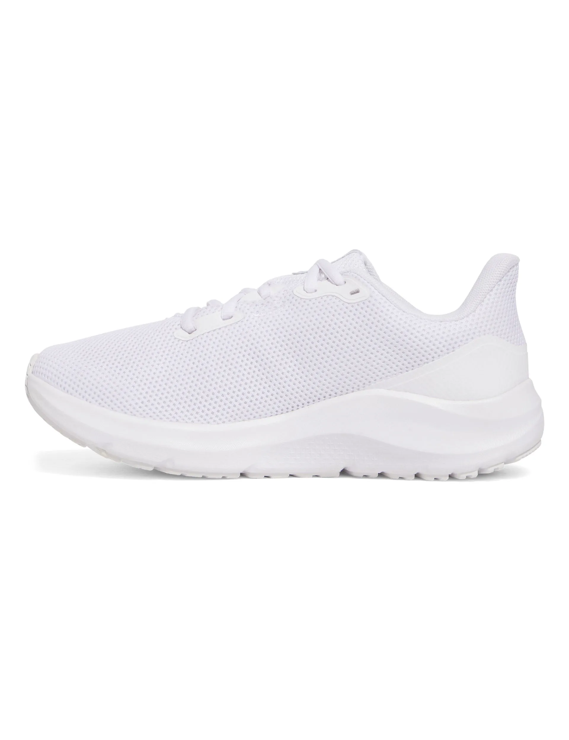 Pursuit 4 Running Shoes - White/Metallic Silver balance training running shoes elastic - band running shoes