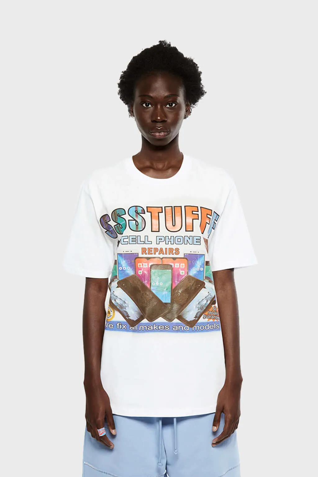 Repair phone Tee Sports Apparel Smart Casual Look