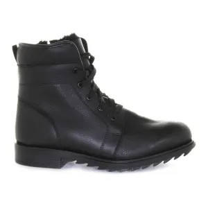 Mens Matthew Shearling Leather Boot Moon Walk Seamless Fit Outdoor Explorers