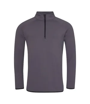 Cool 1/2 Zip Sweatshirt | CHARCOAL/JET BLACK Travel Relaxed perfect for anniversaries