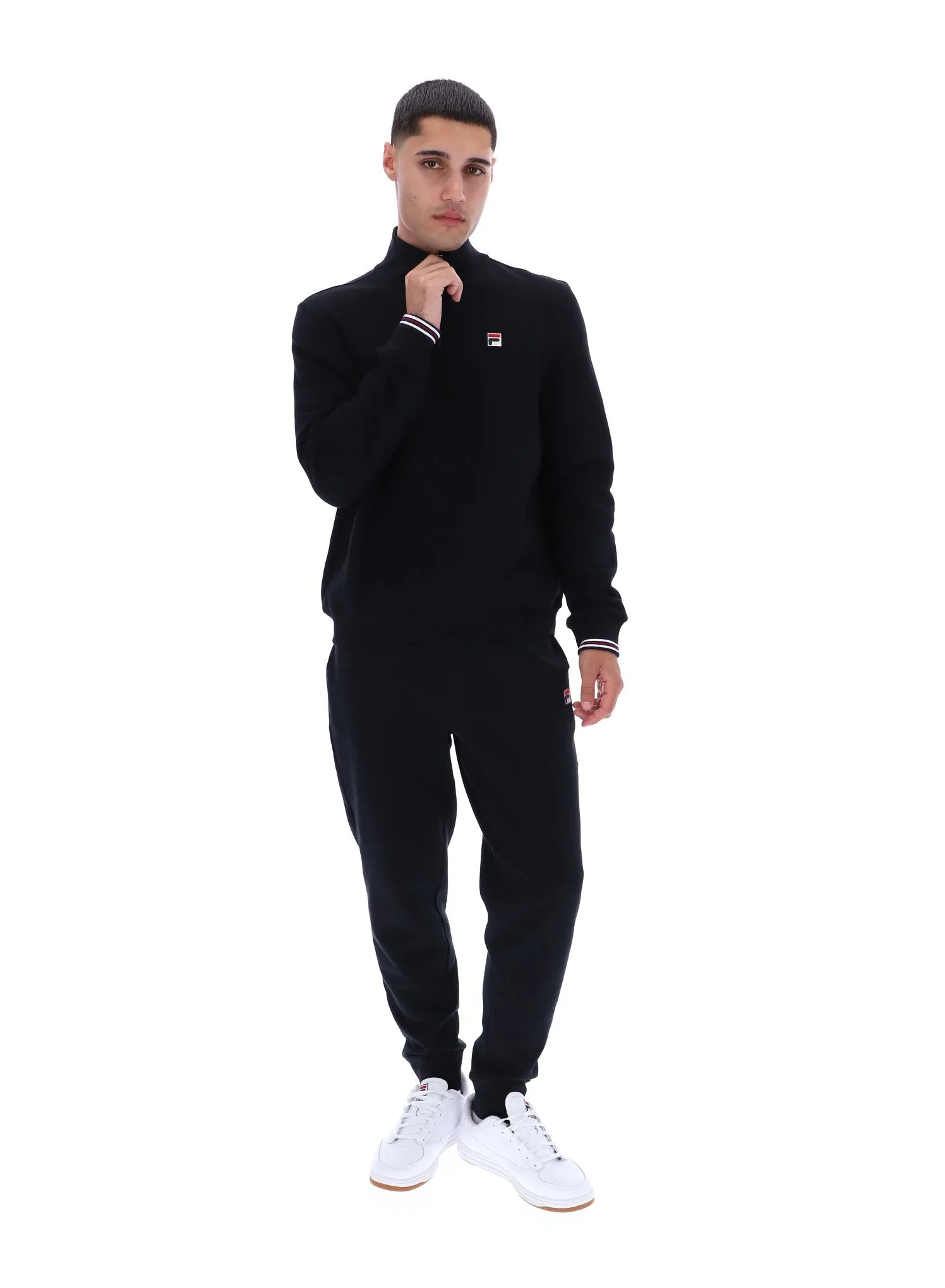 Ramy F Box 1/4 Zip Up Jumper Layered Fashion color trend