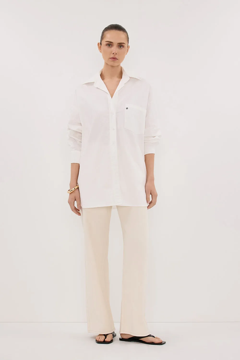 REAGAN 2.0 CREAM SLOUCHY JEAN Reliable Fit