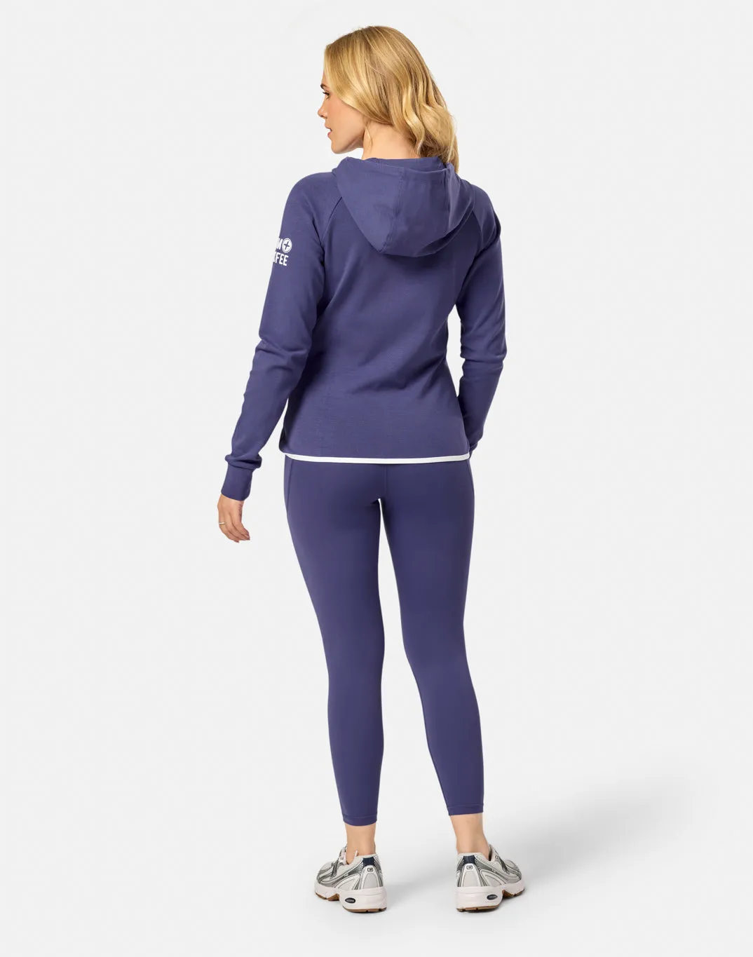 Chill Zip Hoodie in Violet Smoke product fuzzy coziness Ombre