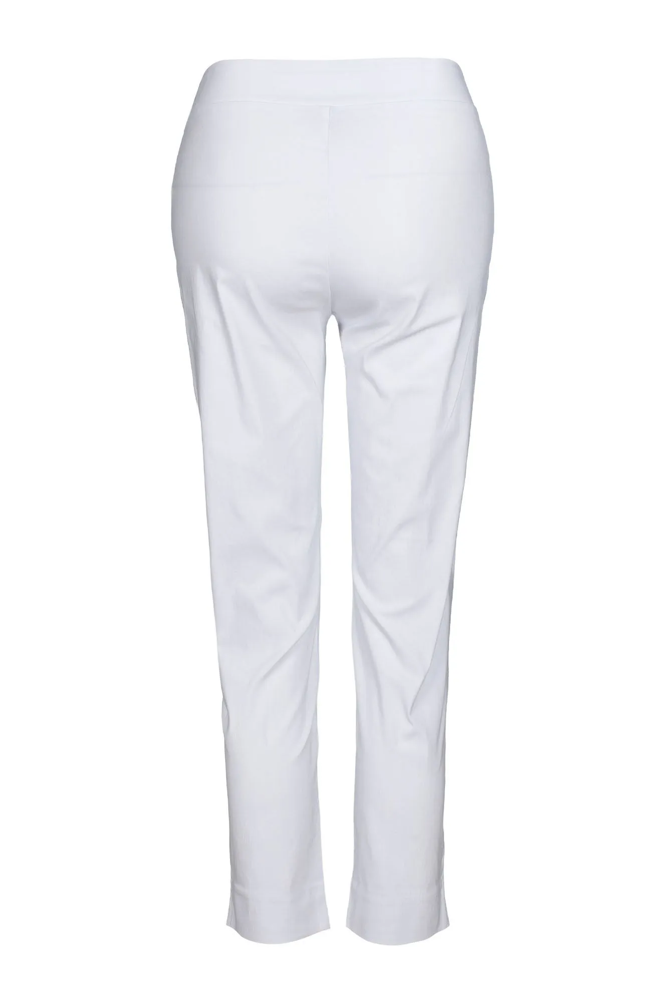 Platinum Bengaline Capri Pants | WHITE | 6305C1 Wardrobe Essential Chilly Weather