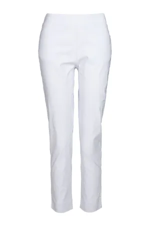 NonChafingEdges Platinum Bengaline Capri Pants | WHITE | 6305C1