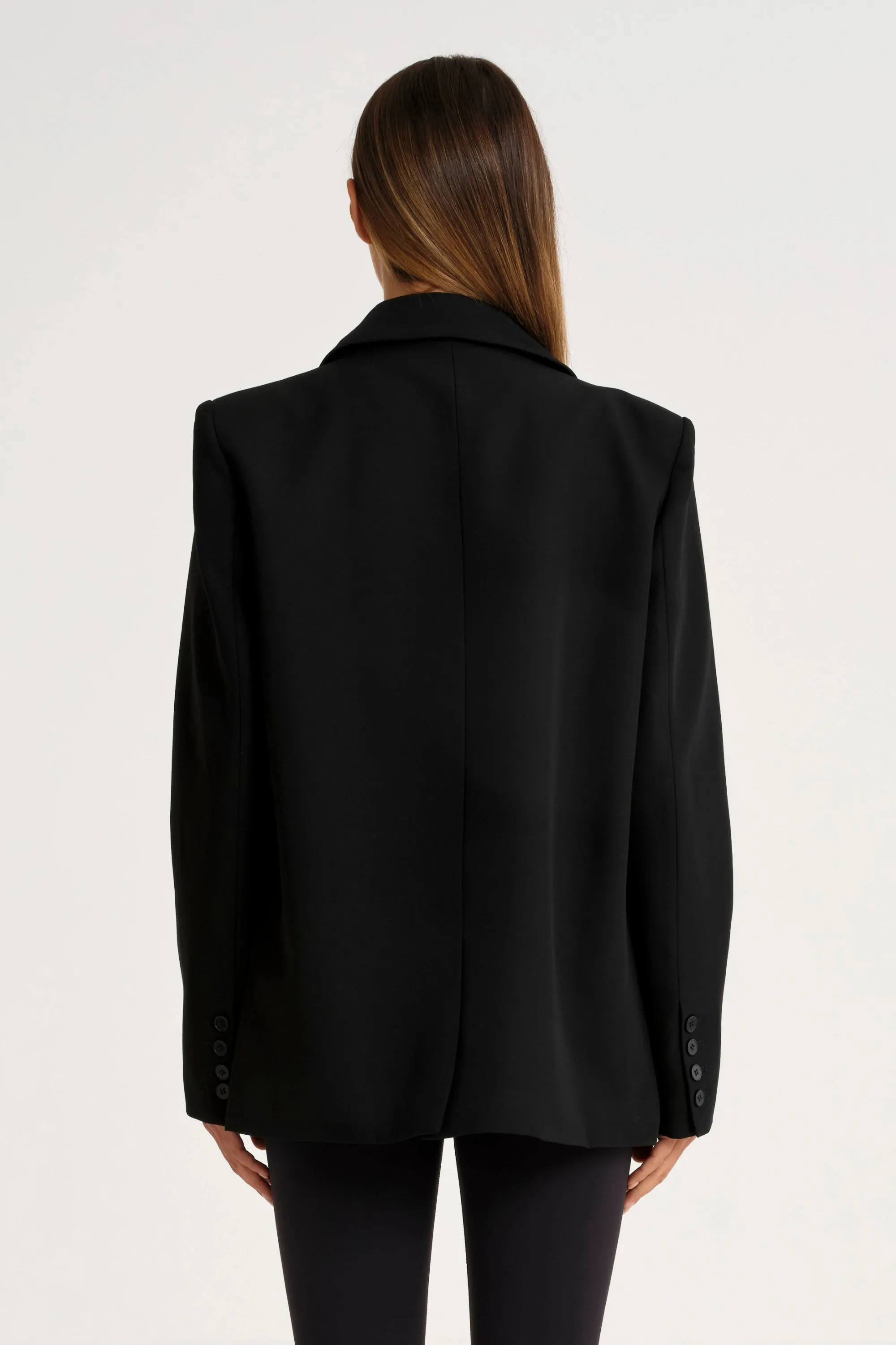 Oversized Boyfriend Blazer Ergonomic Fit Rainy Day