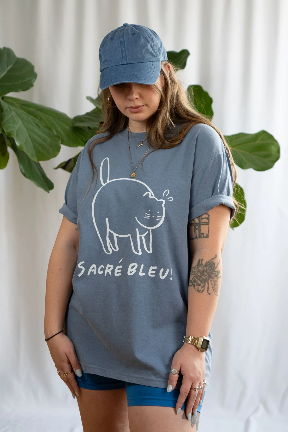 Sacr?? Bleu T-Shirt Minimal Layers