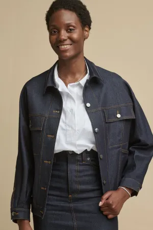 Women's Jodie Denim Jacket - Indigo Auxiliary Attachment Points
