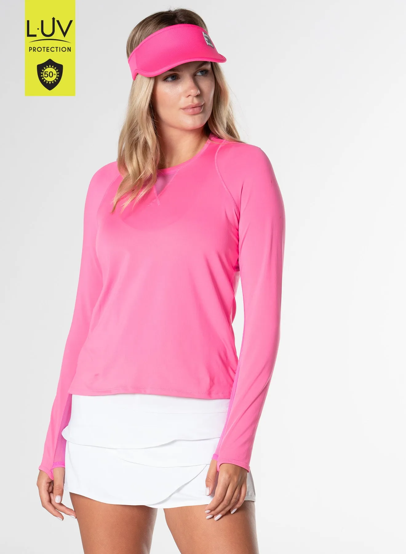 Regular fit normality High Low Breezy Long Sleeve