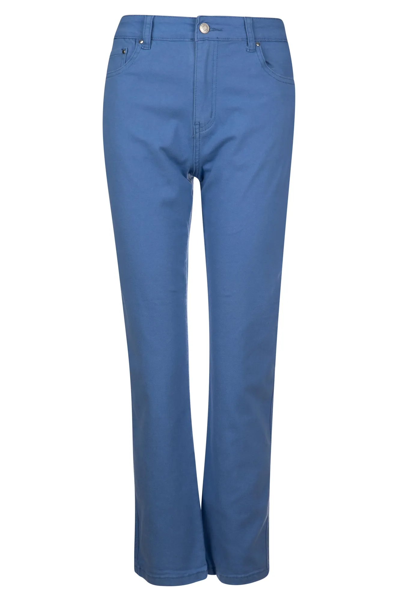 Tear Resistant Design Stretch Cotton blend Short Jeans | SOFT BLUE | 6925A1