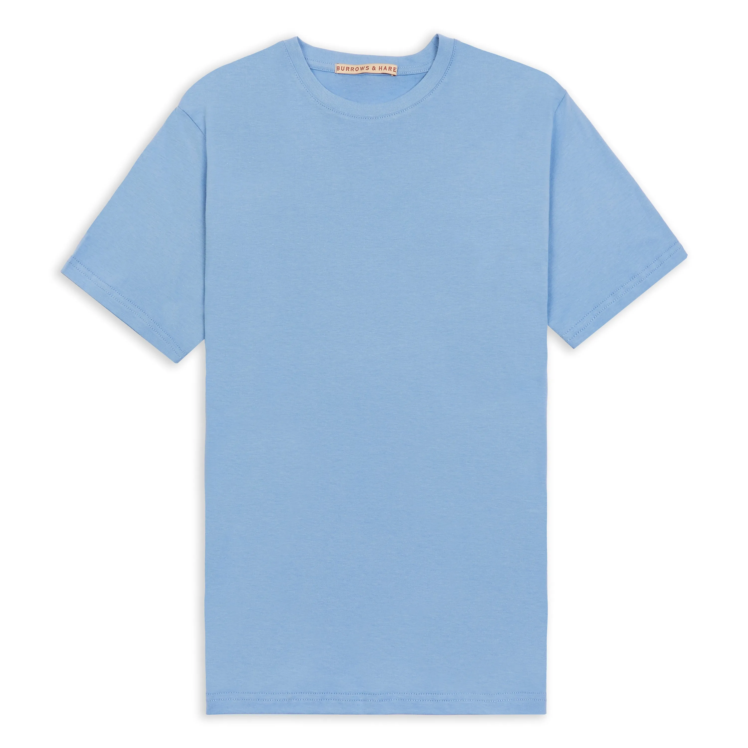 Organic Egyptian Cotton T-Shirt - Della Robbia Blue Relaxed Vibe Comfort Design