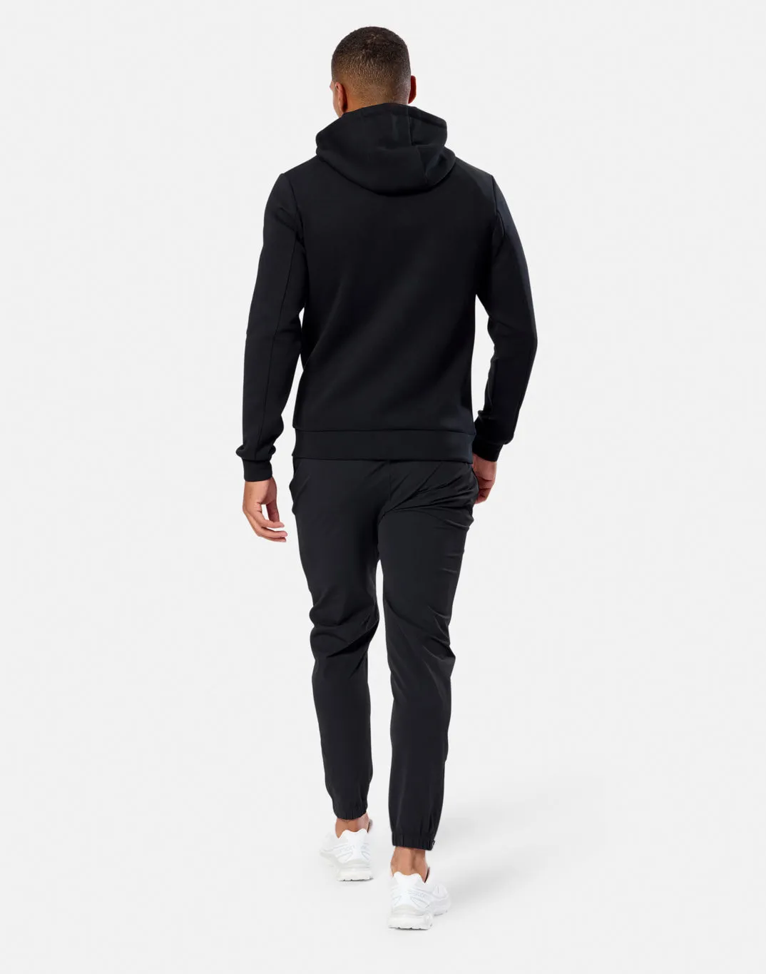 Relaxed Fit Relentless Full Zip Hoodie in Black
