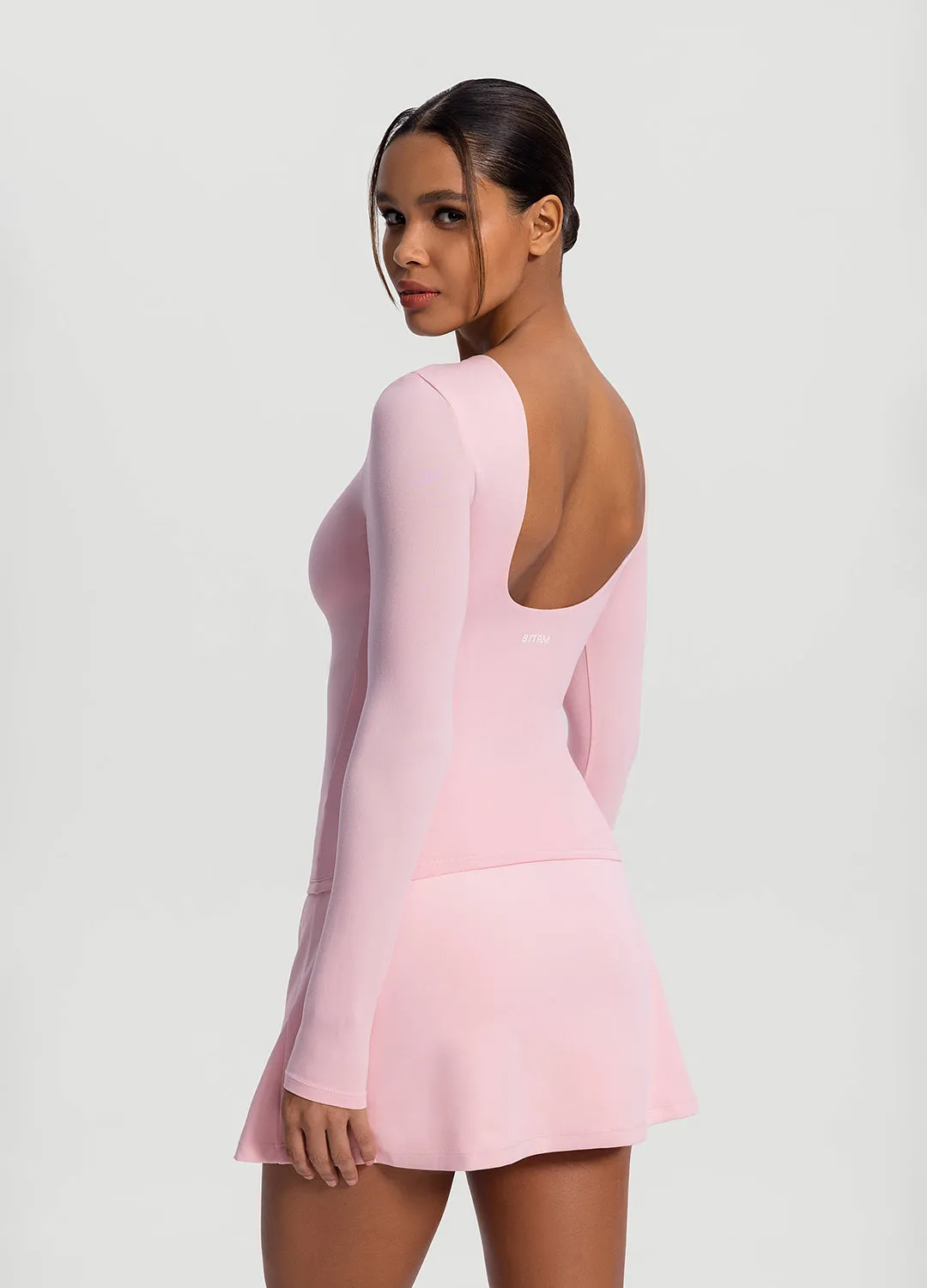 Daily Favorite Workout Open-Back Long Sleeve Top