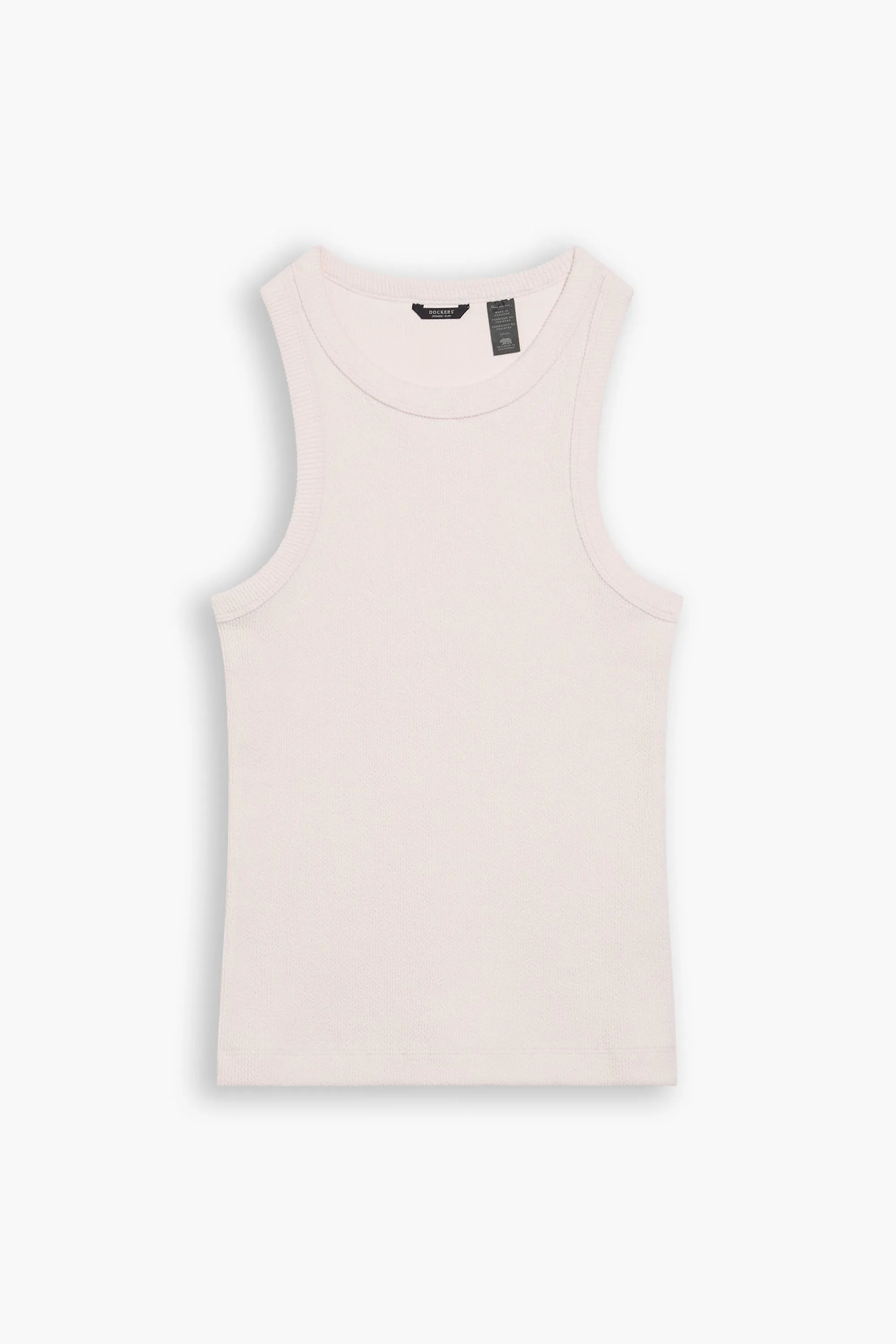 Preppy Rib Tank, Slim Fit