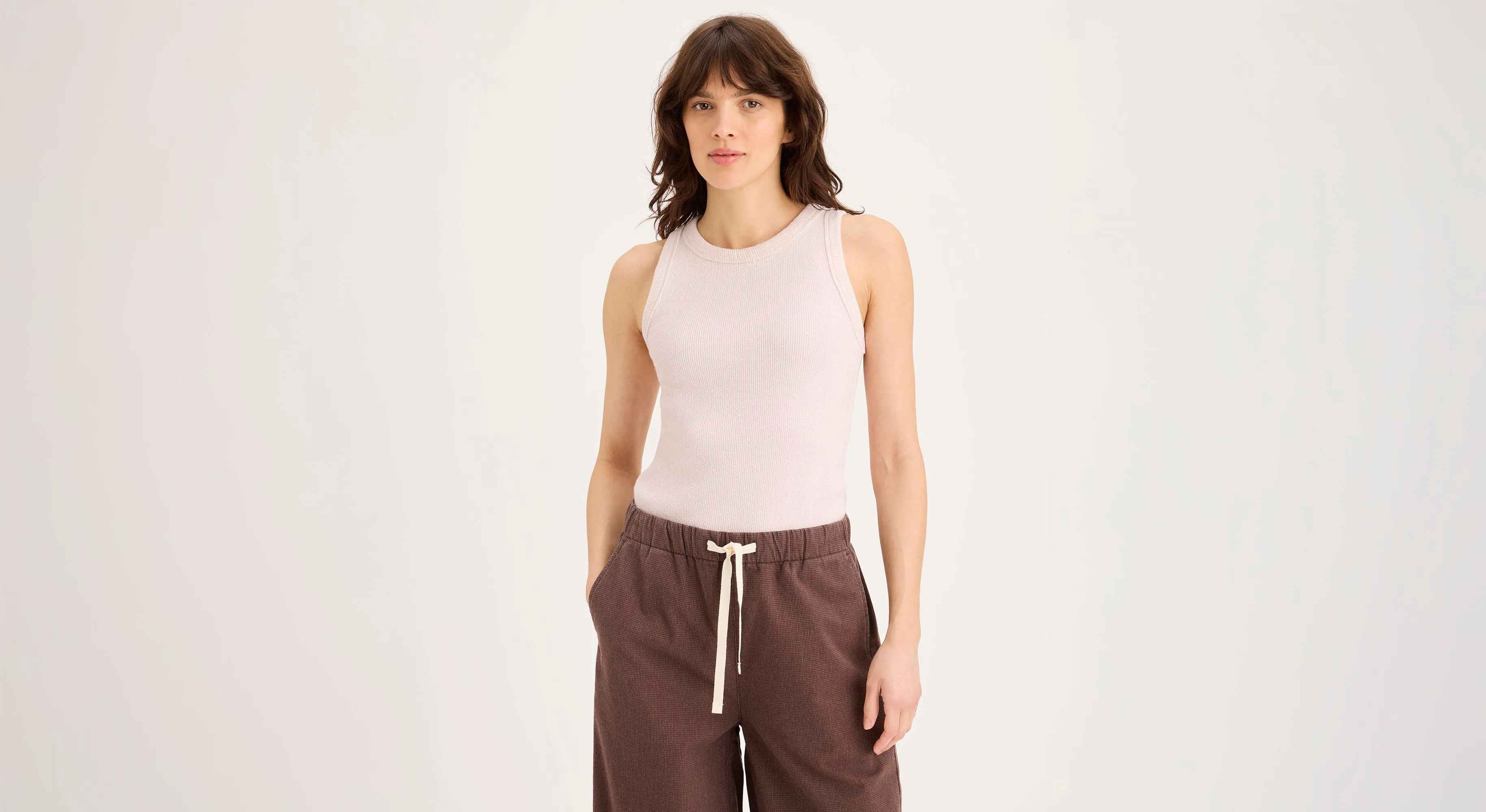 Rib Tank, Slim Fit Fresh Outfit Style