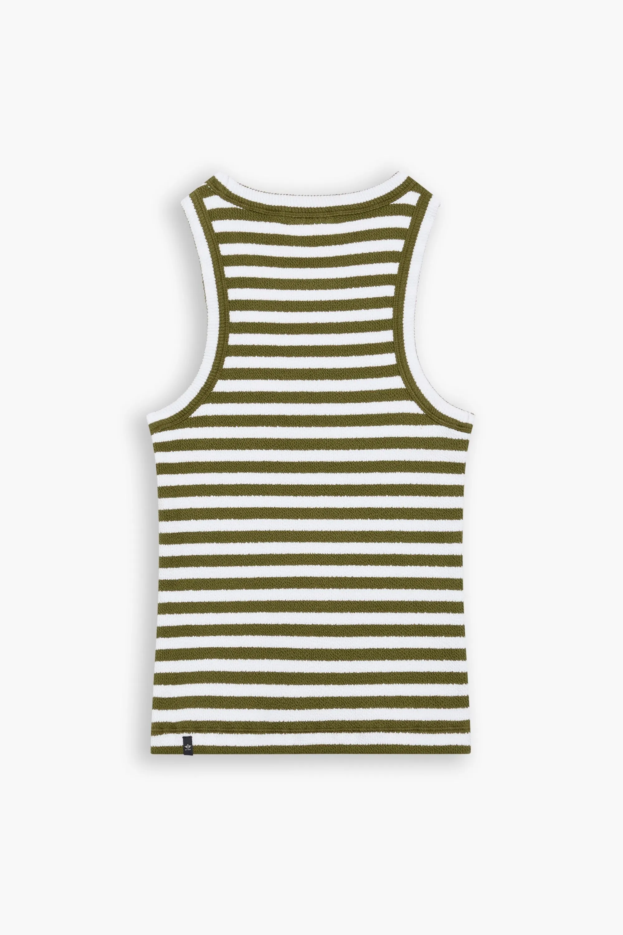 Organic Cotton Construction Rib Tank, Slim Fit