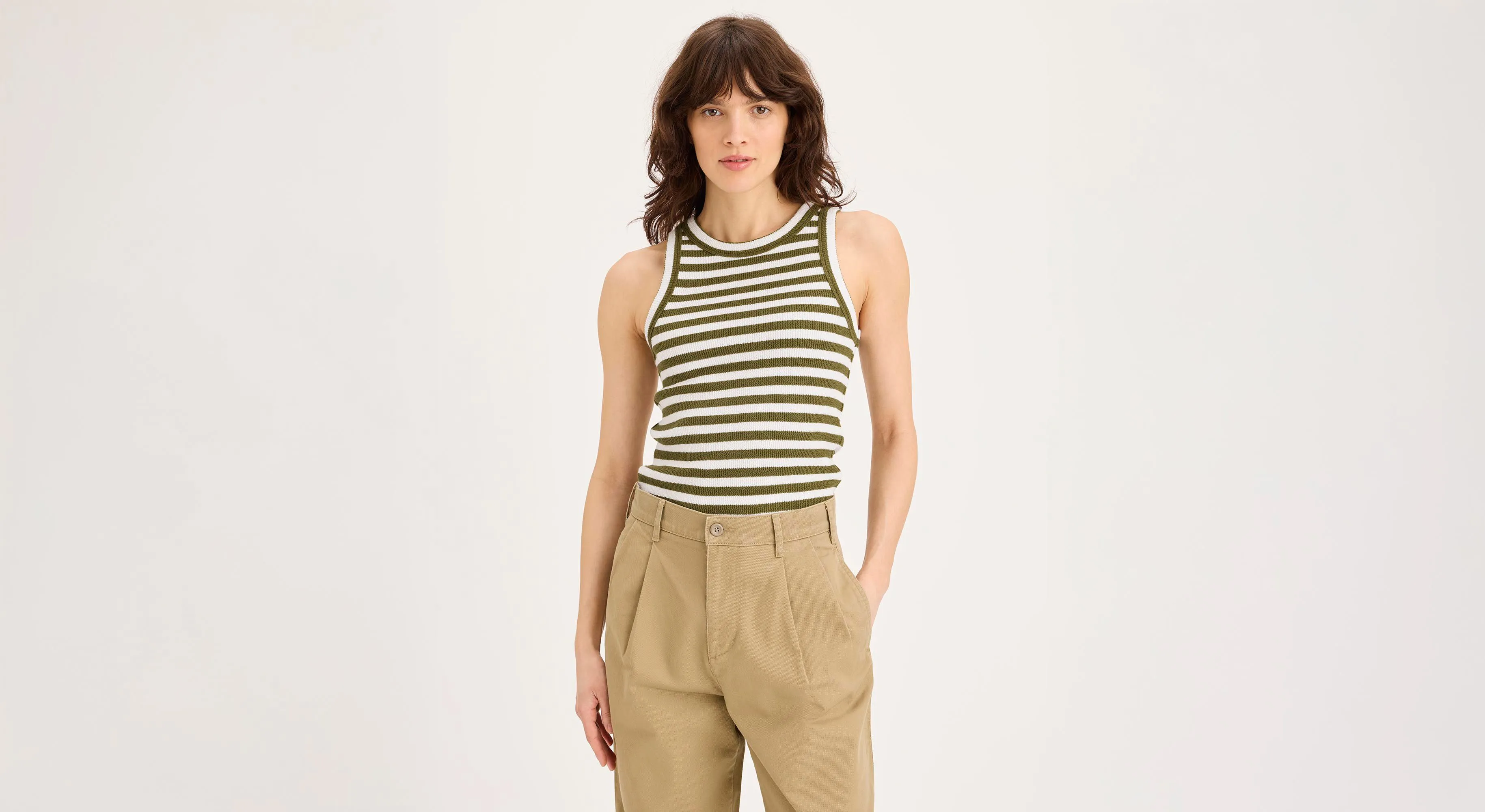 Daily Comfort Smart Design Rib Tank, Slim Fit