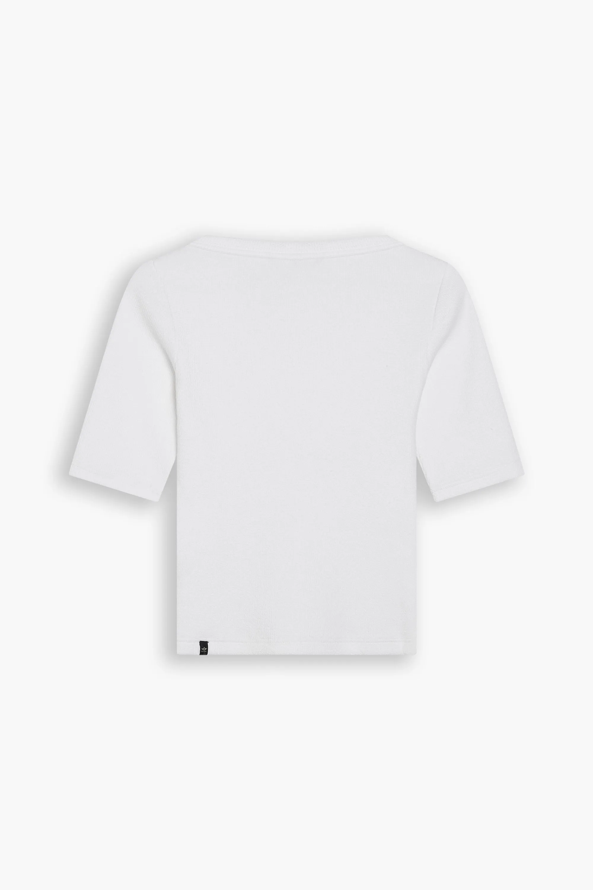 Rib Tee, Slim Fit Odor Resistant Treatment Stretchable Knit