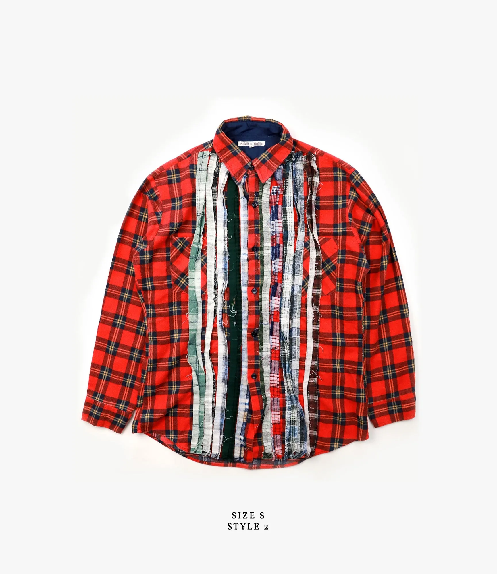 Ribbon Shirt ?C?Assorted Flannel Street Trend Look