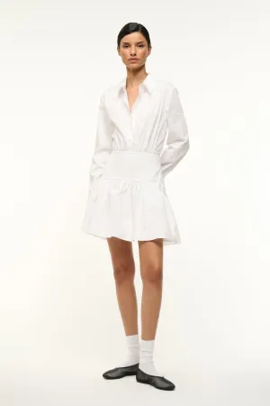 ROCCO MINI DRESS | WHITE Festive Mood Fall Layer