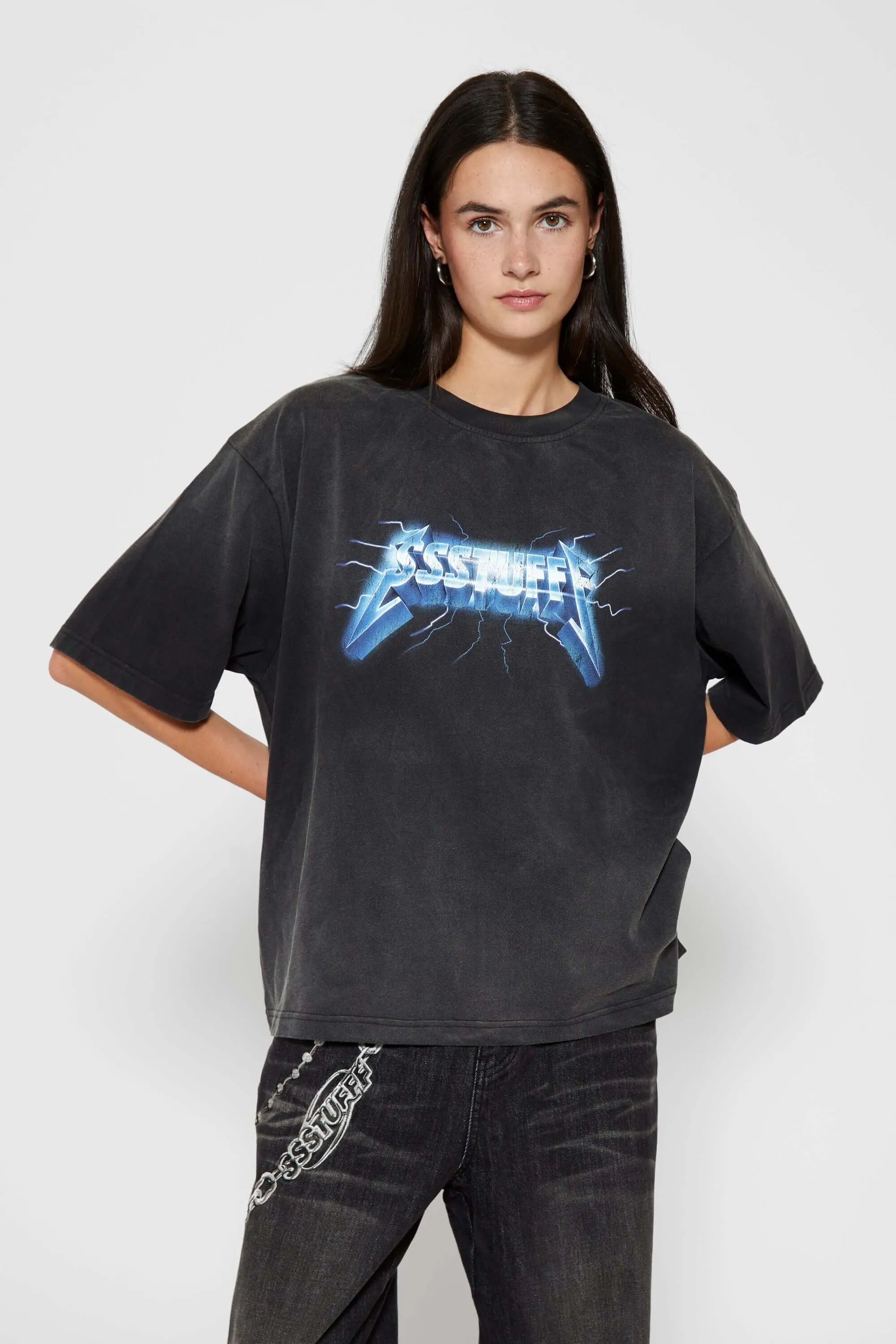 Rock Logo Tee Sporty Stretch Fit