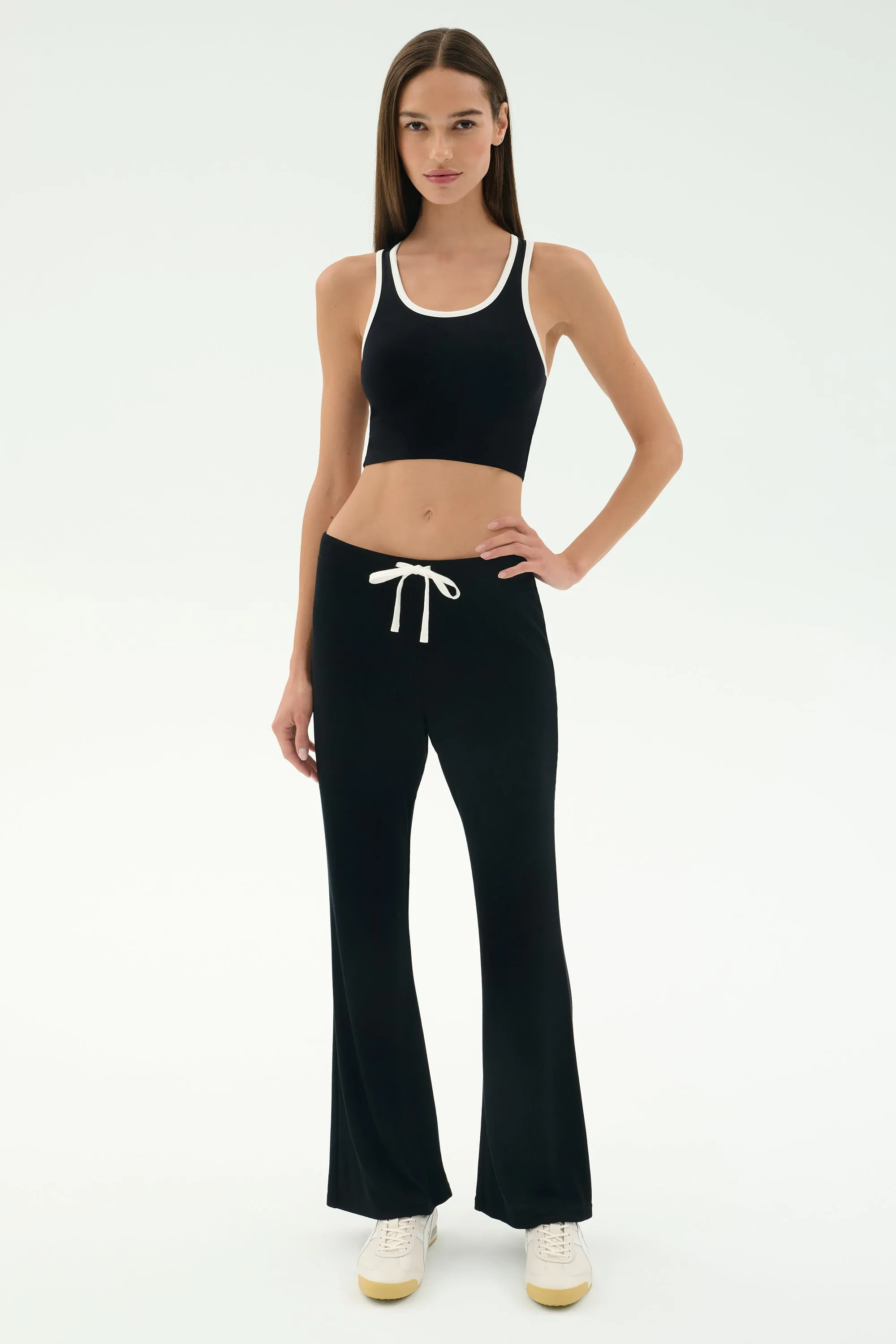 All Purpose Blaire Rib Pant - Black