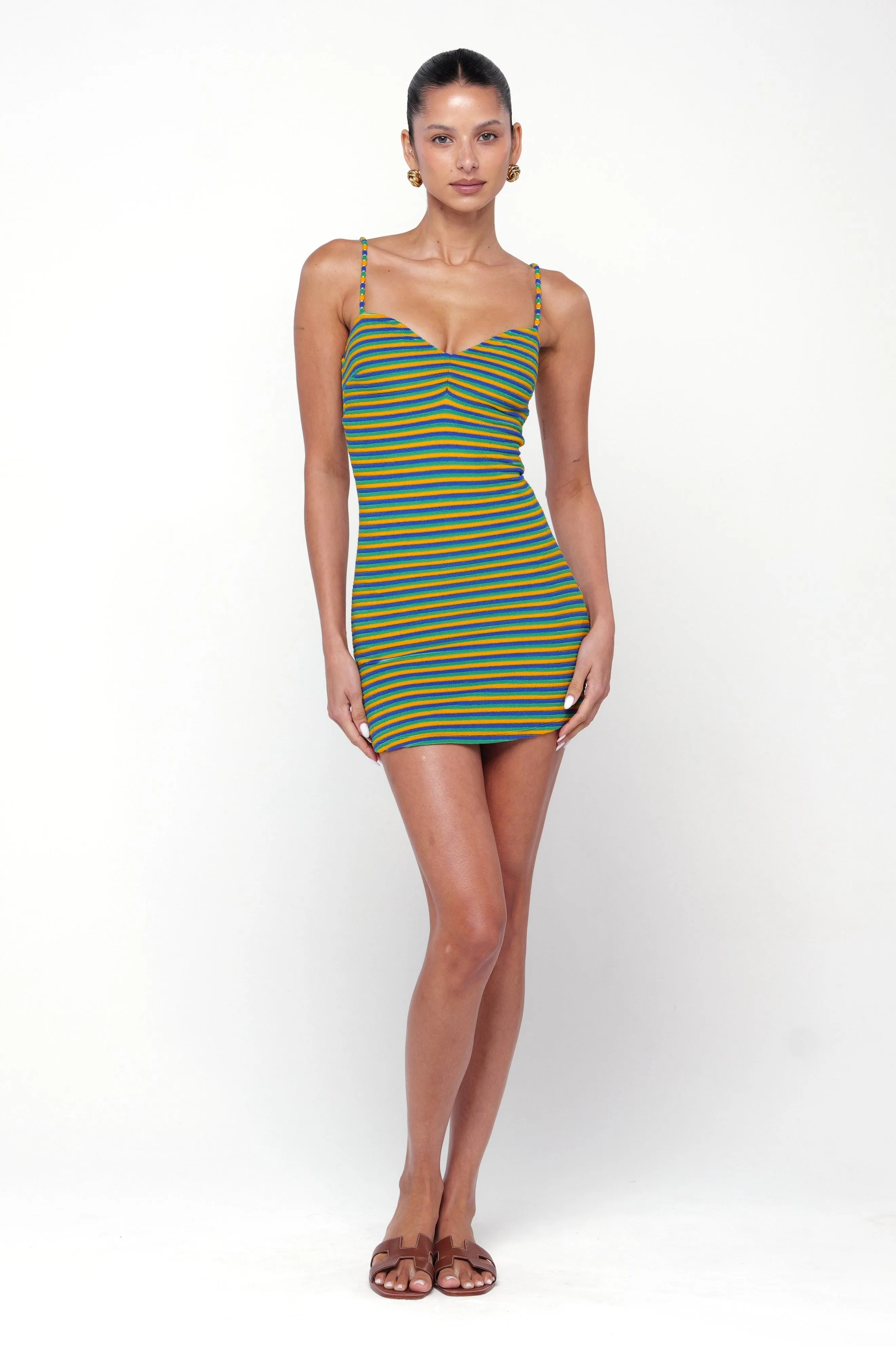 Micro Mini Dress in Rio Smart Glide Korean Mood