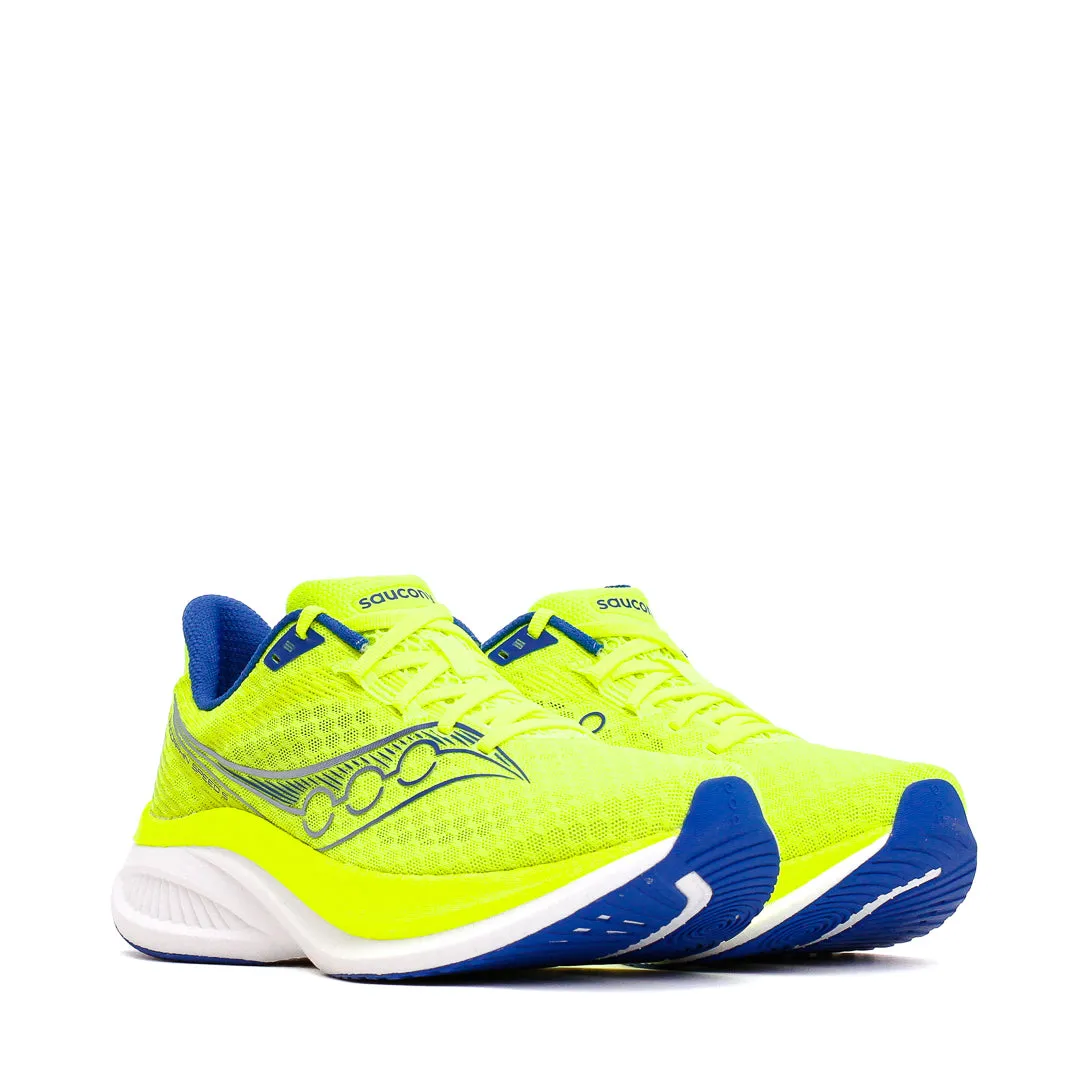 Zip-up responsive running shoes Saucony Men Endorphin Speed 5 Citron Lapis S21007-285