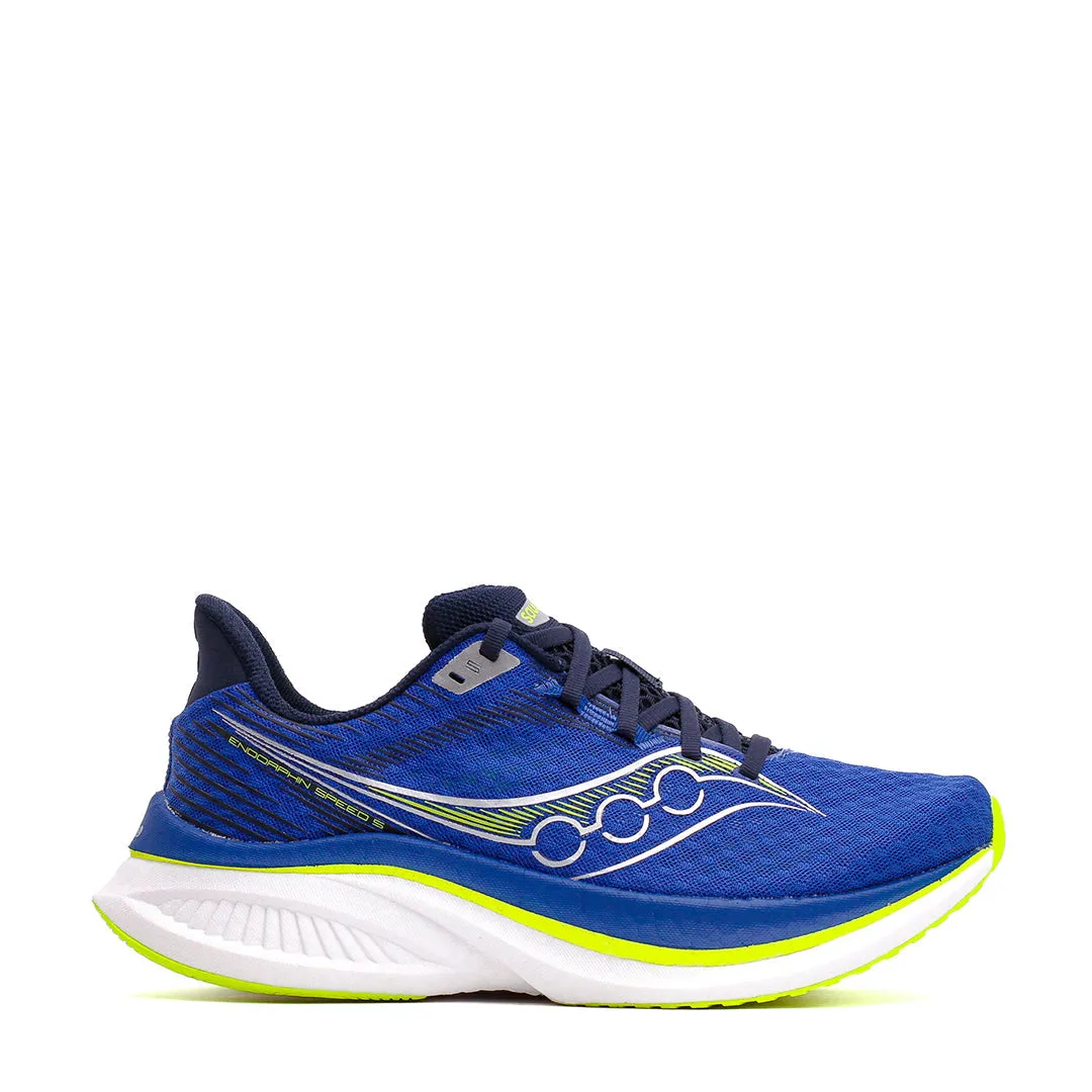 adjustable running wear travel - friendly Saucony Men Endorphin Speed 5 Lapis Navy S21007-201
