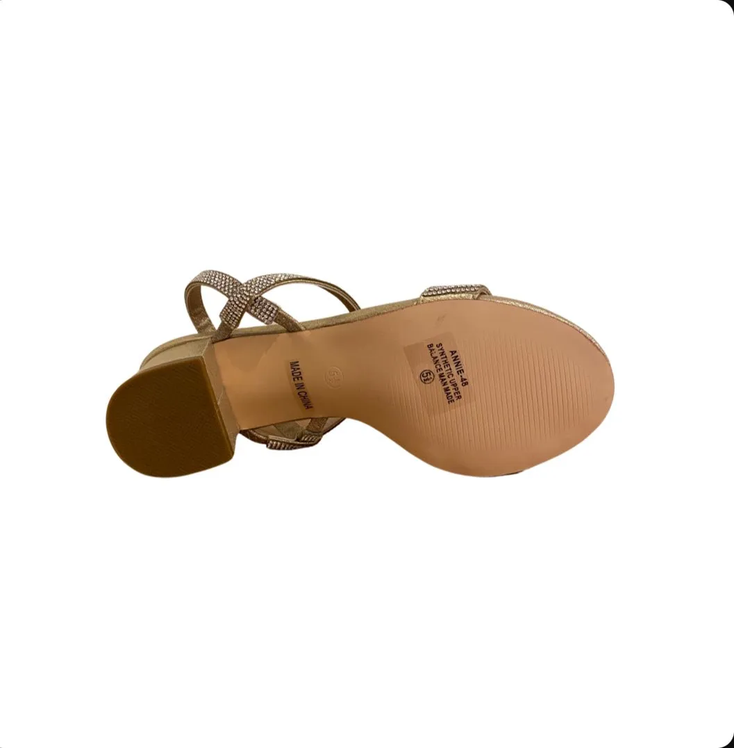 Ann Nude Shimmer Flexible Outsole