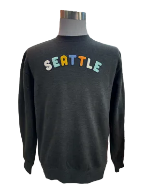 product sale Brand Name Seattle Chenille Sweatshirt