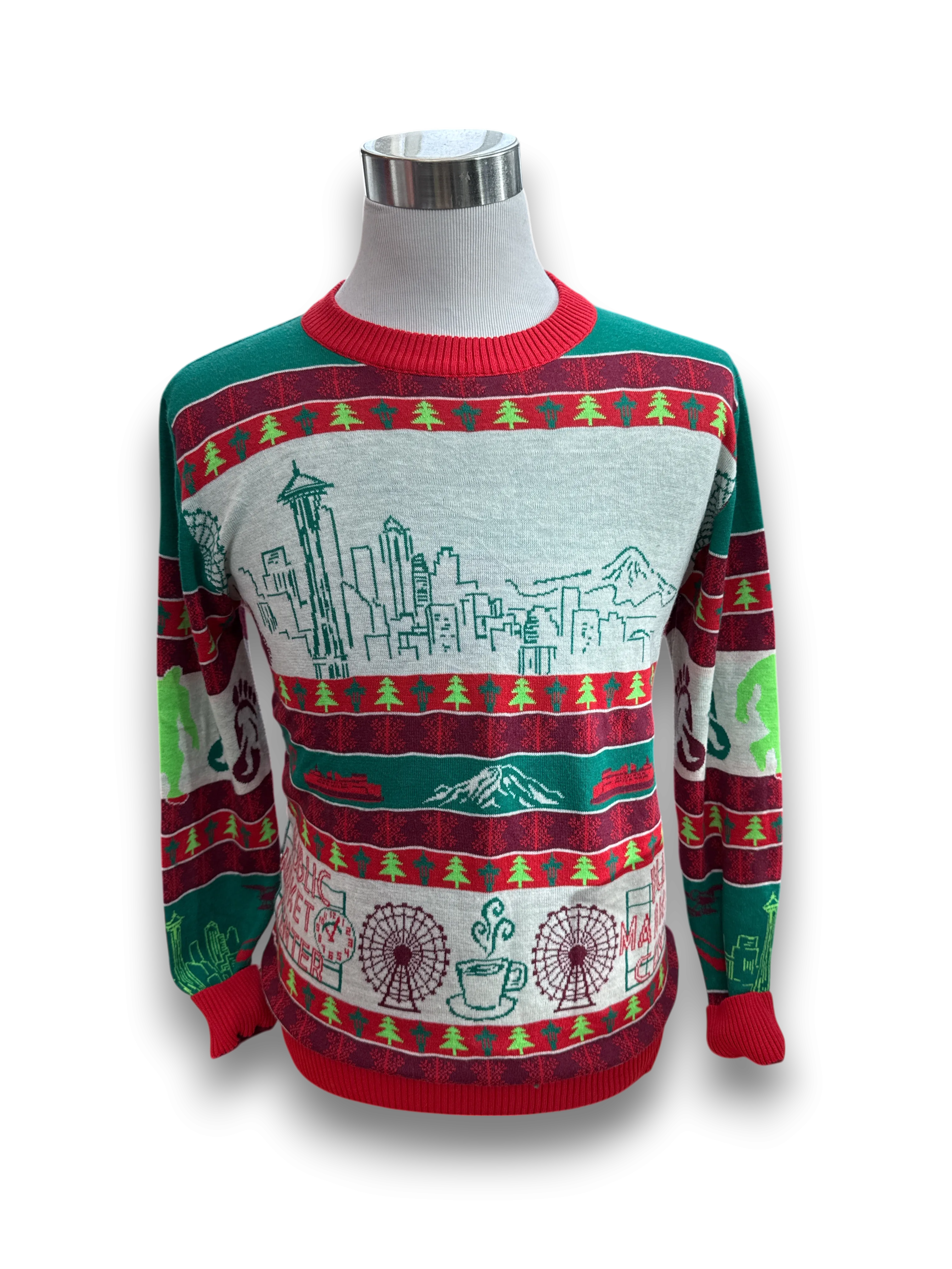 Fresh Relaxed appropriate for parties Seattle Ugly Holiday Sweater