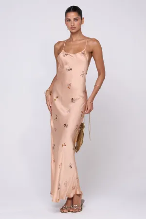 Vida Dres in Fleur Light Coral Soft Curve