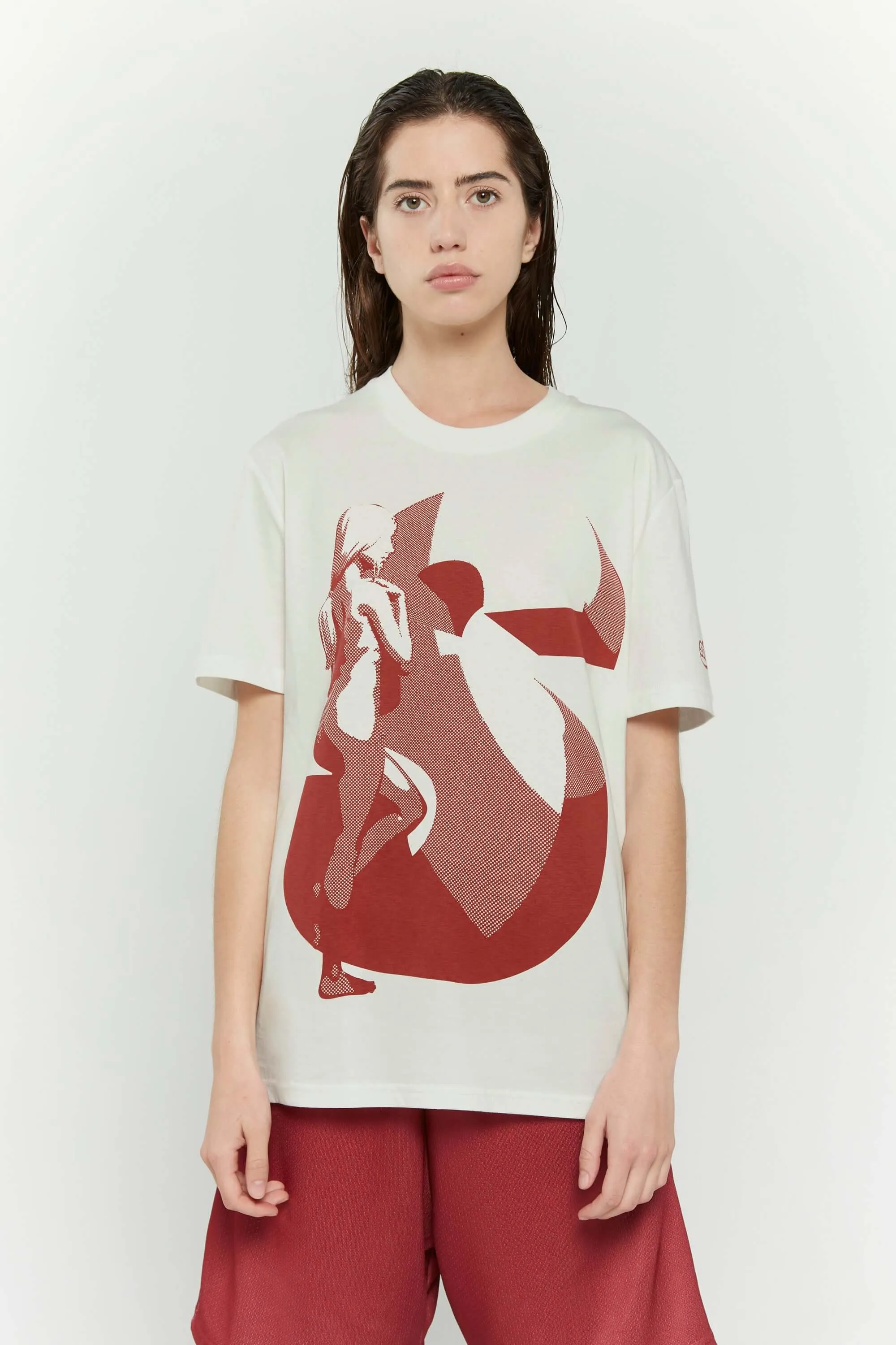 She Is Coming Tee Sporty Layers Sleek Look