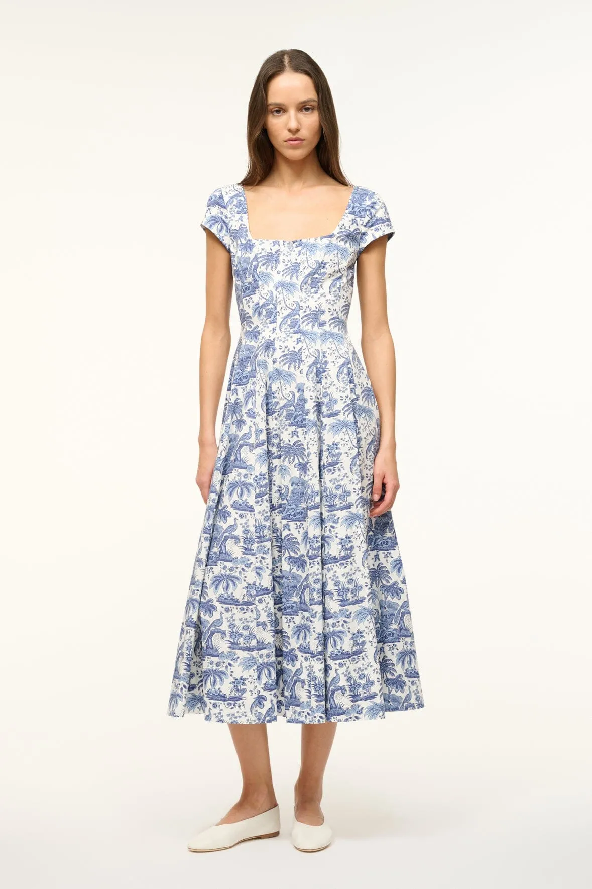 Weekend Style SHORT SLEEVE WELLS DRESS | BLUE TOILE