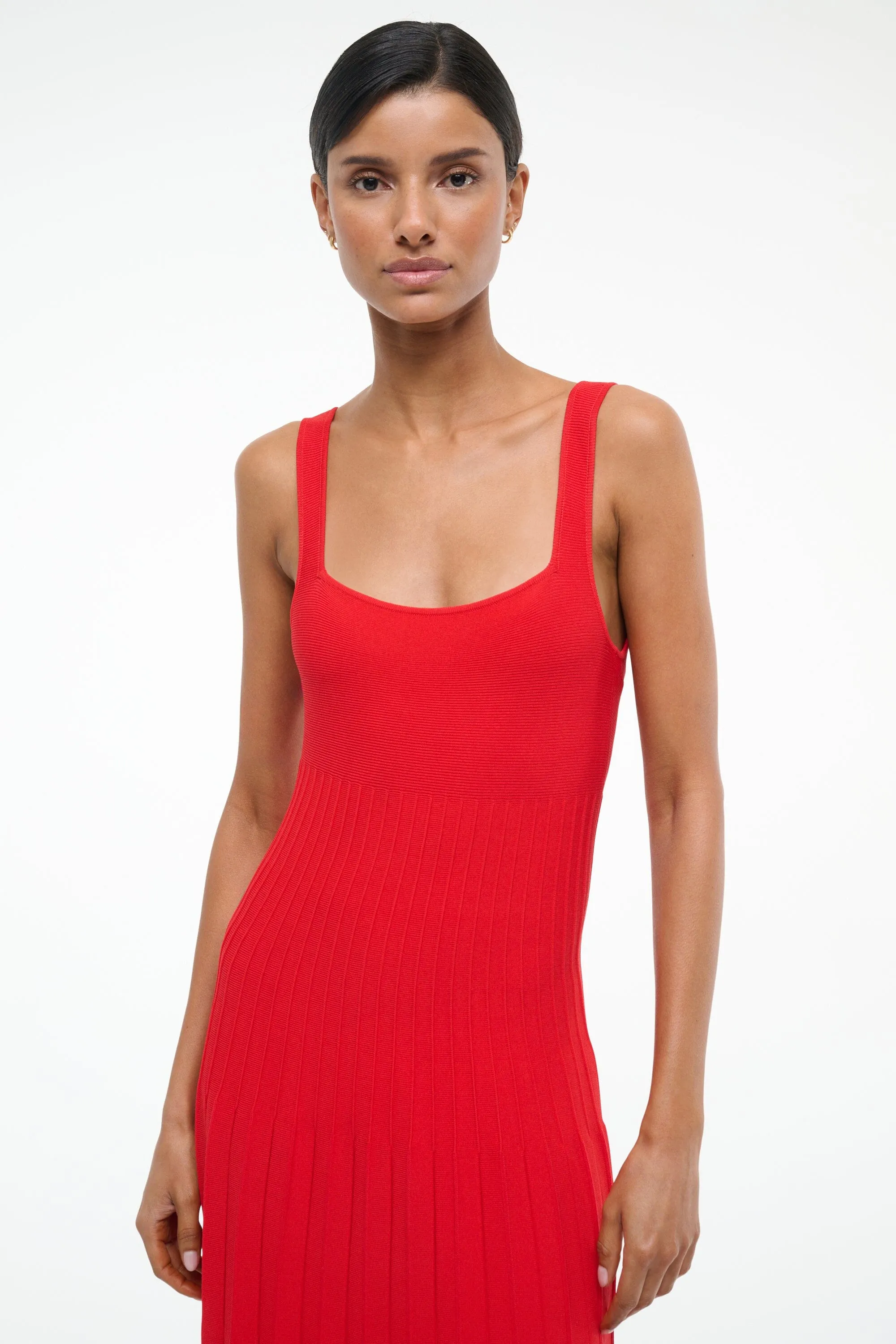 Wave Soft ELLISON DRESS | RED ROSE