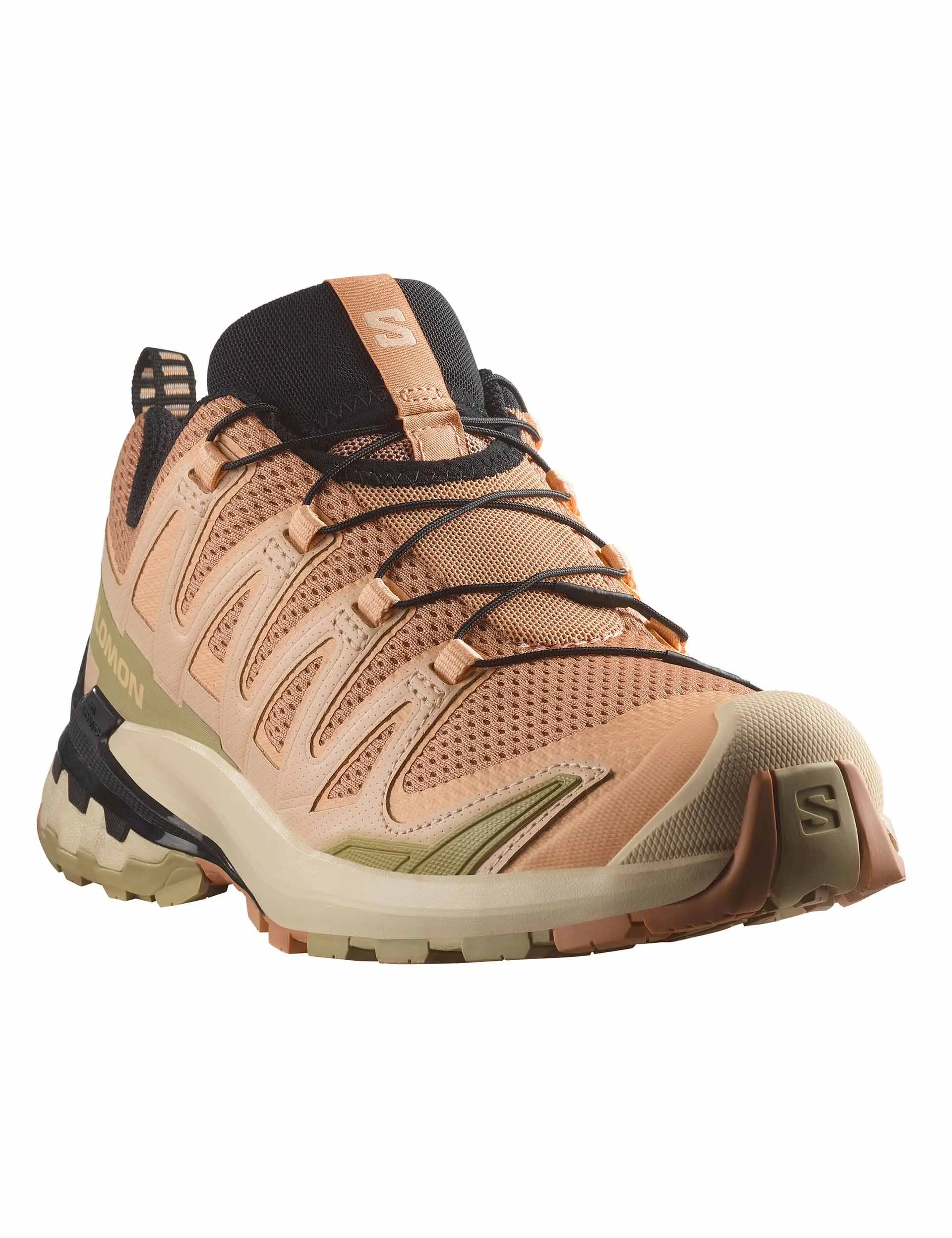 XA Pro 3D V9 - Cork/Peach Fuzz/Sponge Flexible Movement anatomical shoe shape
