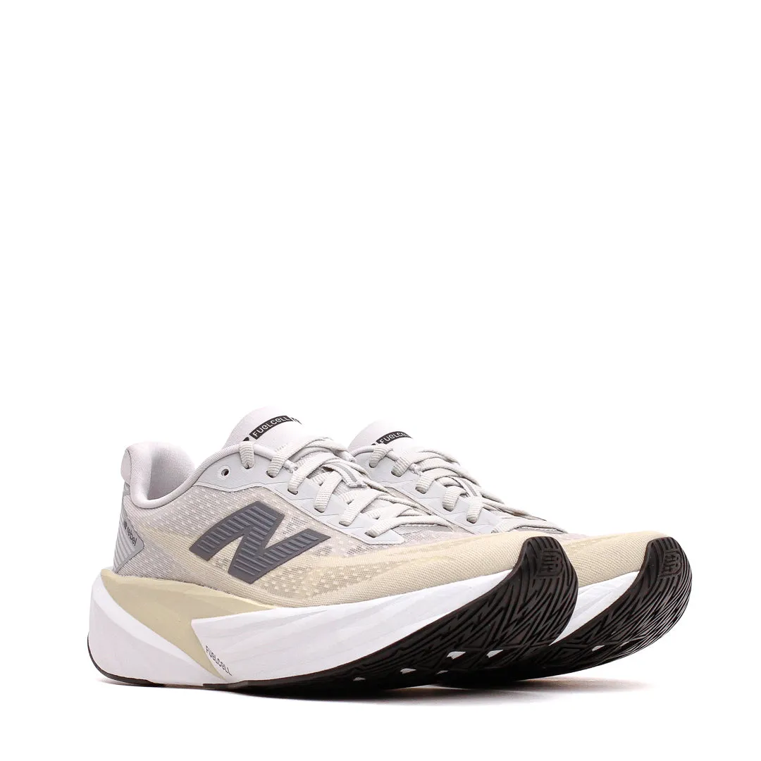 Quick Dry Liner Fabric New Balance Women FuelCell Rebel v5 Linen Grey Matter WFCXLX5