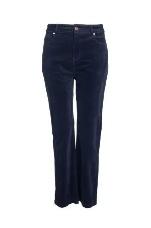 Active Stretch Noise Reduciting Fabric Short length Corduroy Jeans | NAVY | 6197B1