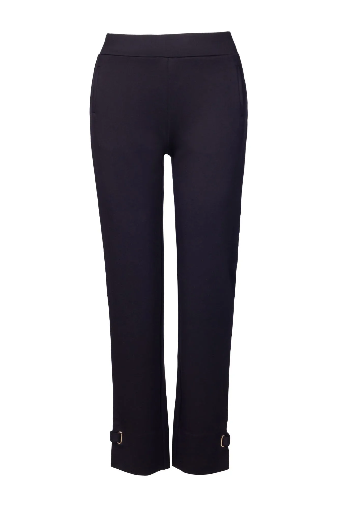 Adaptable Style Short pull on Ponti Pants | Black | 7766B1