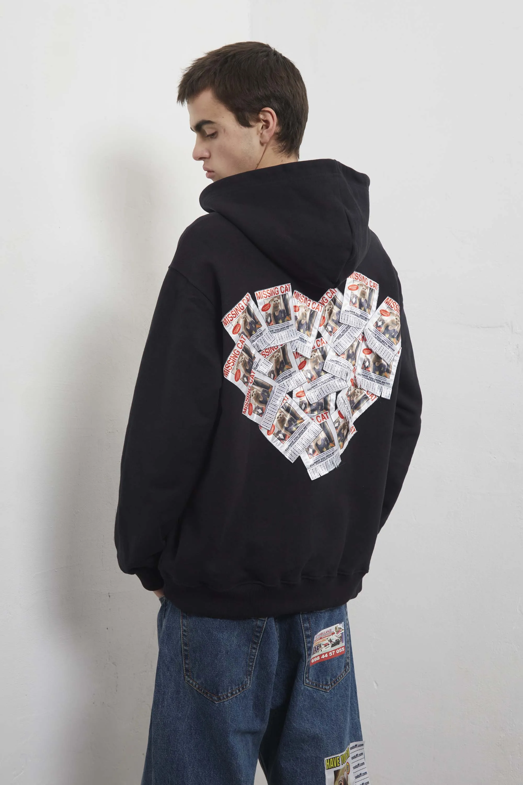 Light Warmth Tall LED Missing Cat Zip-Up