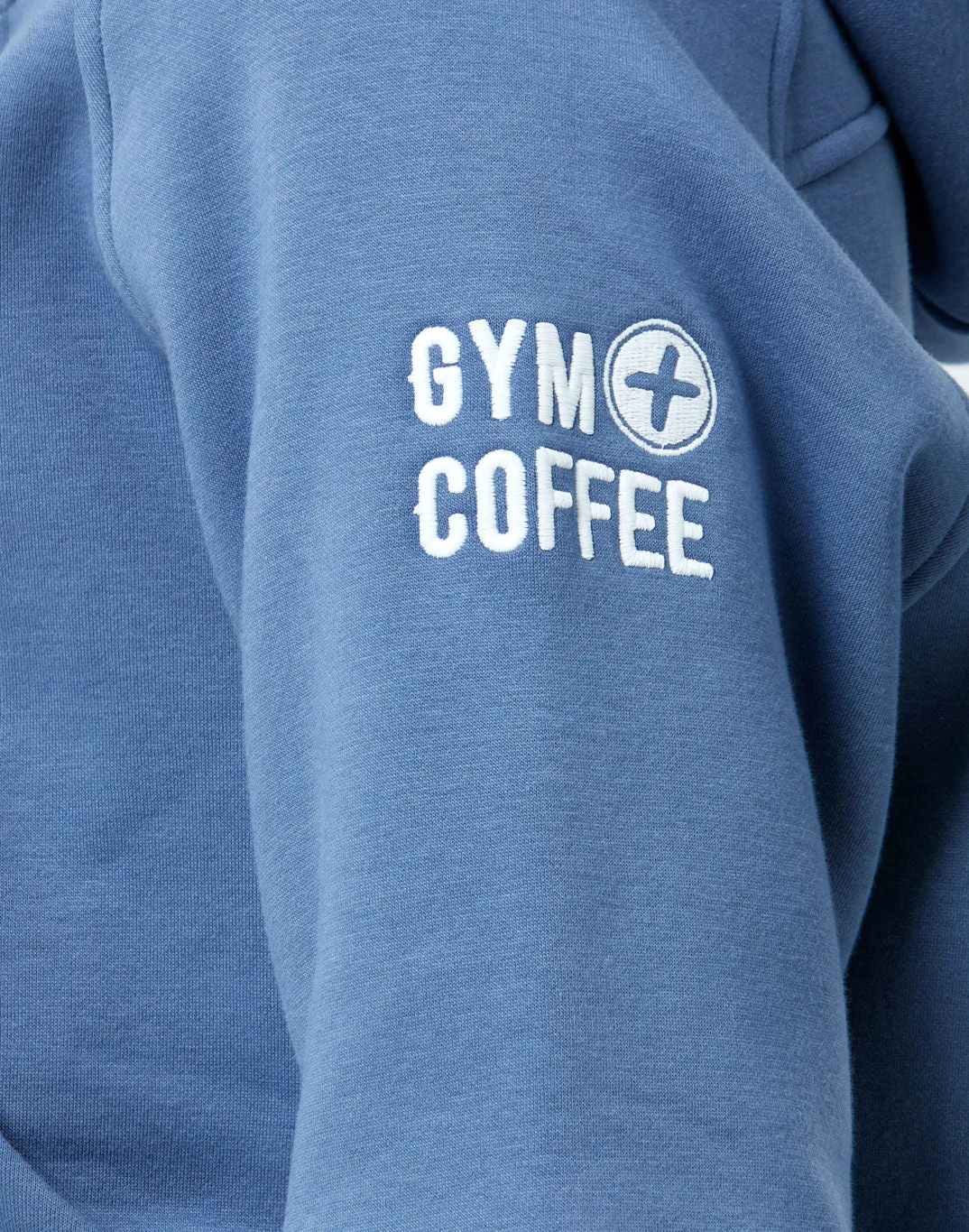 Sierra Half Zip Crop Hoodie in Oasis Blue Simple Wear Graduation wear