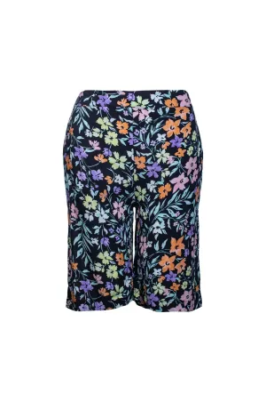 Shorts | Mint Multi Floral | 7333C1 Cool Design Wrinkle Resistant Finish