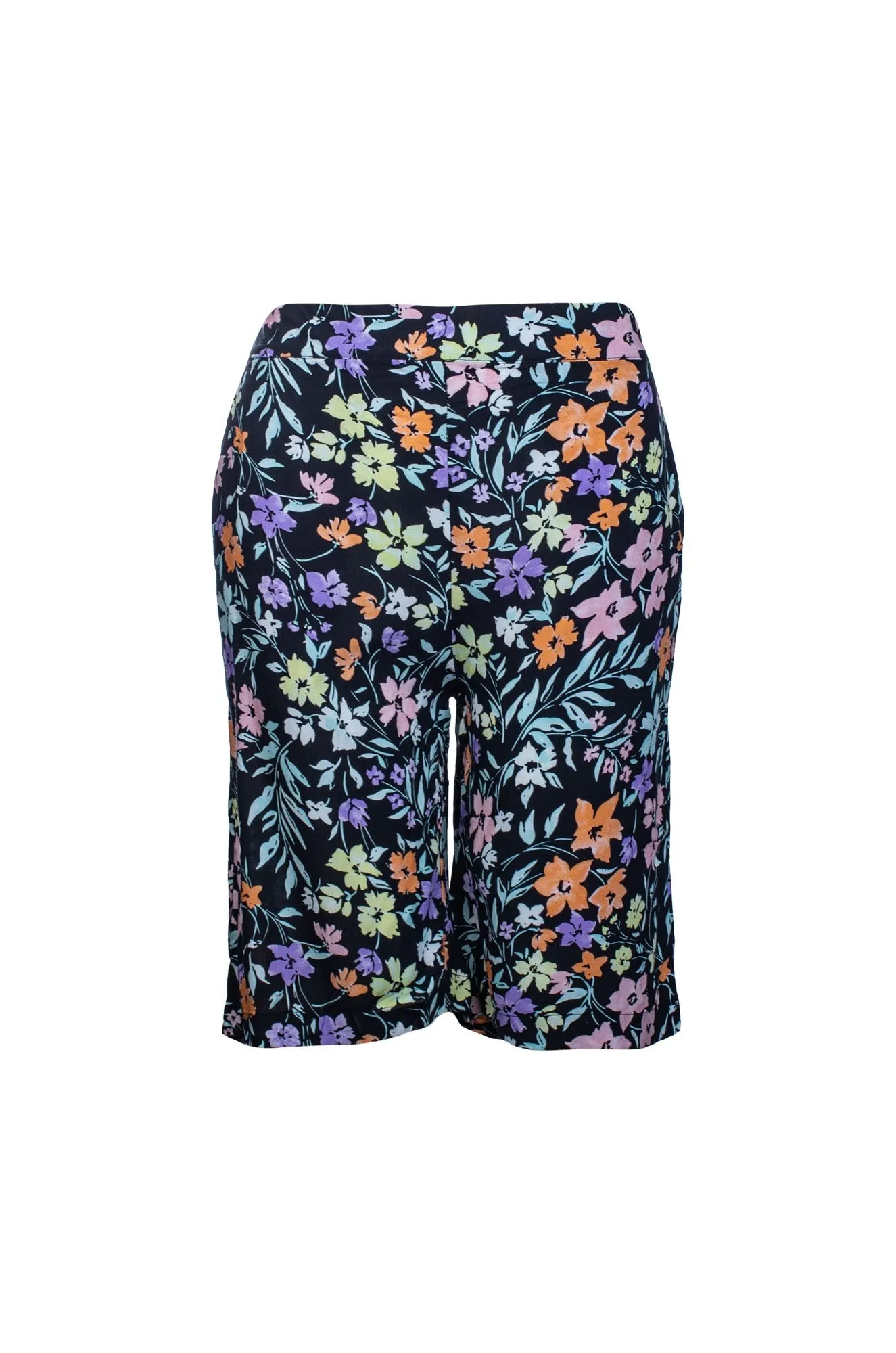 Shorts | Mint Multi Floral | 7333C1 Cool Design Wrinkle Resistant Finish