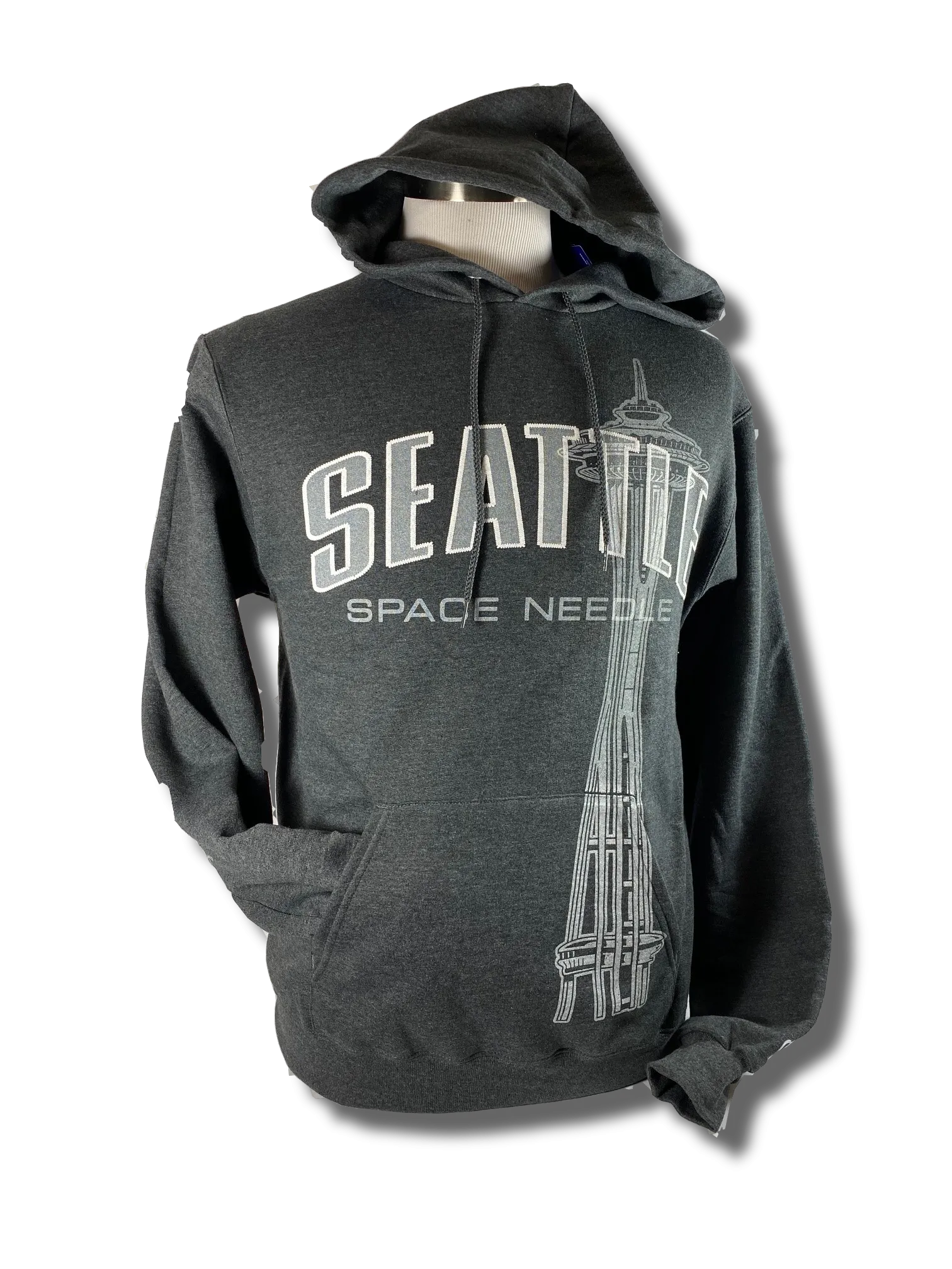 Soft Comfort Space Needle Vertical Hoodie